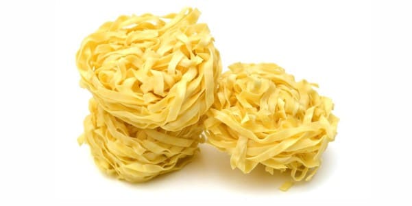 Egg noodles for dogs and cats